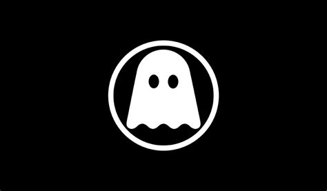 White Ghost Logo Logodix