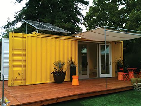 shipping container home interior off grid path