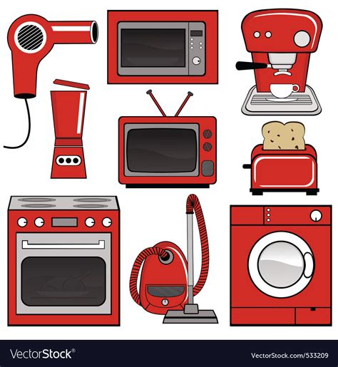 Household Appliances Royalty Free Vector Image