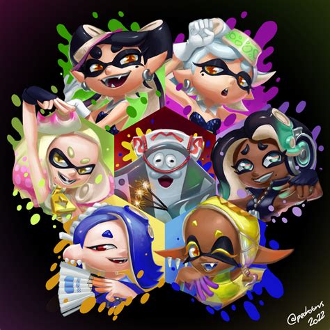 I Made This To Welcome In The New Idols Splatoon