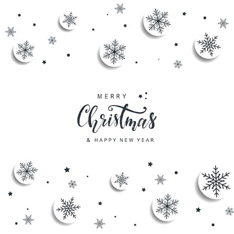 Premium Vector Merry Christmas And Happy New Year Greeting Card