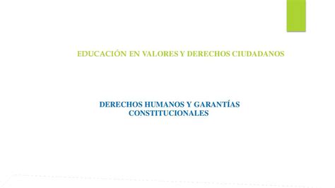 Derechos Humanos Y Garantías Constitucionales Luis Arteaga Udocz