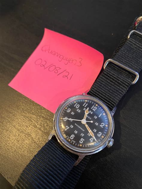 Wts Ww2 Era Military Issue Waltham Type A 11 Hacking Watch R