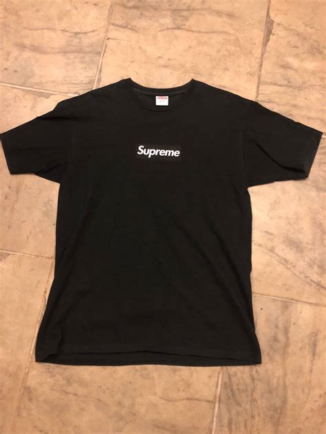 Supreme Supreme Black On Black Box Logo Grailed