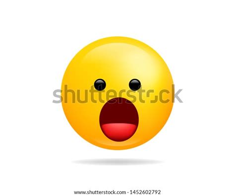 Emoji Smile Icon Vector Symbol Speechless Stock Vector Royalty Free
