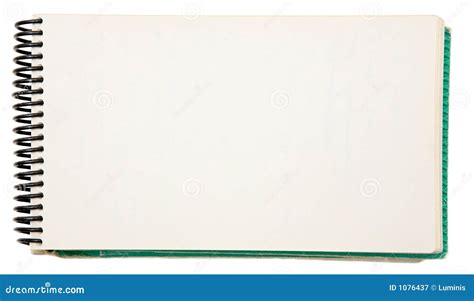Blank Notebook Royalty Free Stock Photography Image 1076437