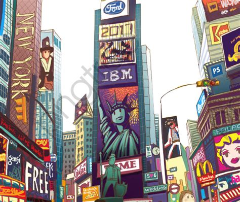 Tsqdl debuted in 2018 during the celebration of nycxdesign, bringing solutions for seating, signage, storage, and more — many of which have remained permanently on the plazas. Transparent cartoon new york times square street view PNG ...