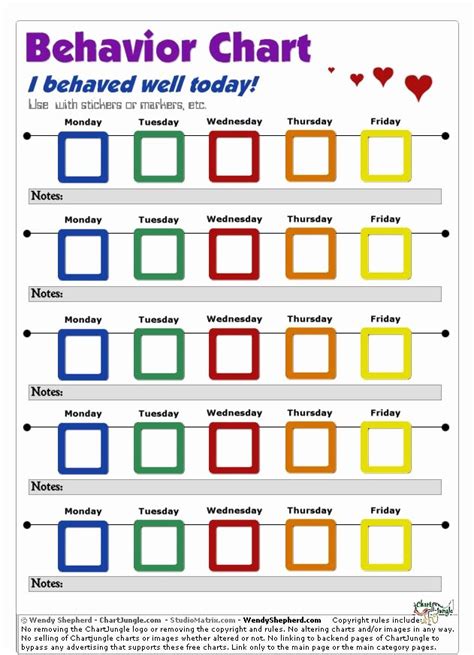 30 Classroom Behavior Chart Template Example Document Template
