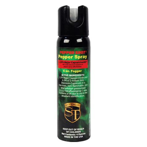 Pepper Spray 4 Oz Fogger Pepper Spray Mace