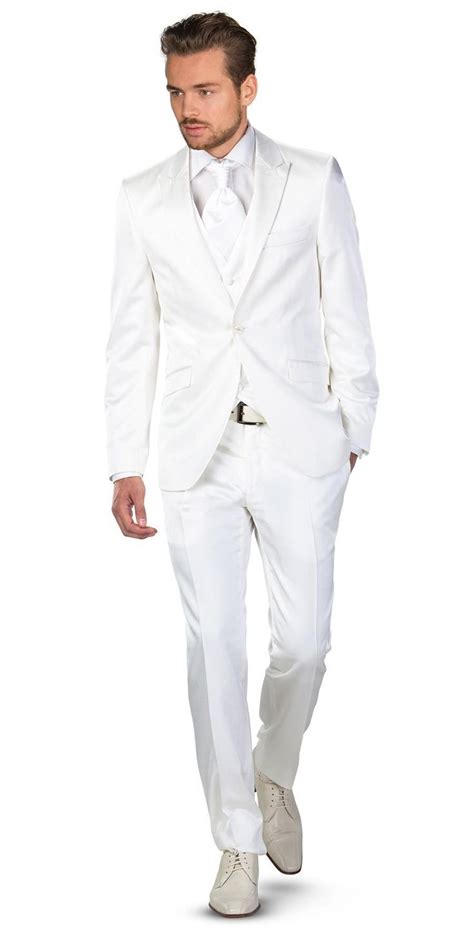2015 New Italian White Wedding Suits White Wedding Suits For Men