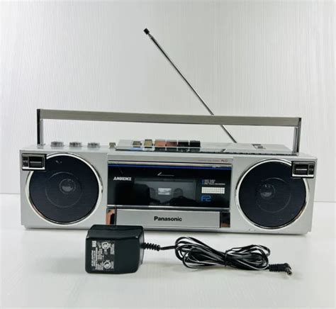 VINTAGE PANASONIC RX F Ambience Boombox Stereo Cassette Player W Cord