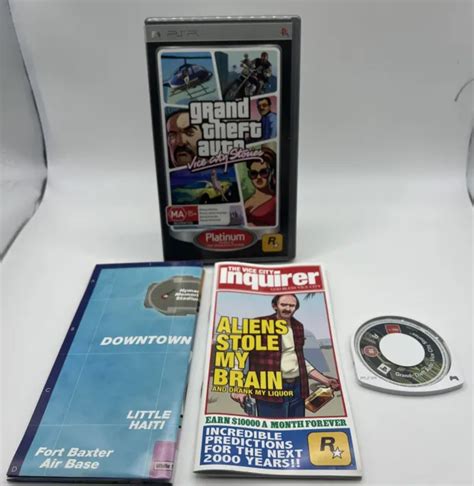 Grand Theft Auto Vice City Stories Psp Complete With Map And Manual Vgc
