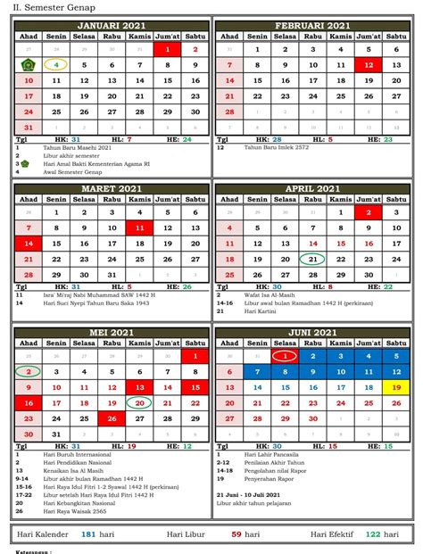 Kalender dibuat untuk memberi nama pasa suatu periode. Download Kalender Pendidikan Madrasah 2020/2021 Provinsi ...