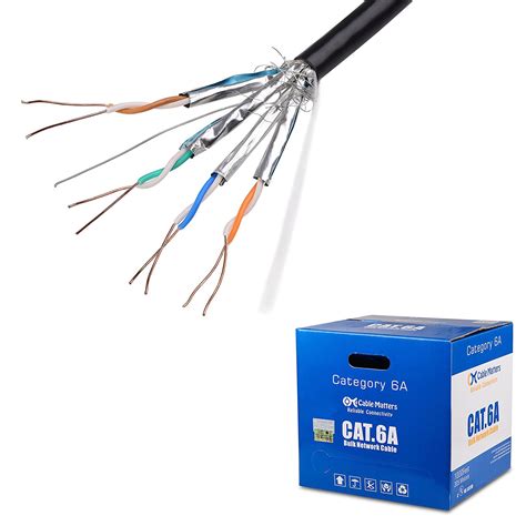 Ul Listed Cable Matters In Wall Rated Cm Cat 6a Cat6a Bulk Cable