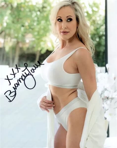BRANDI LOVE SUPER Sexy Hot Signed X Photo Porn Star Adult Model COA Proof PicClick