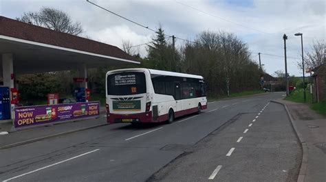 Compass Bus Route 100 Passing Though Upper Beeding Youtube