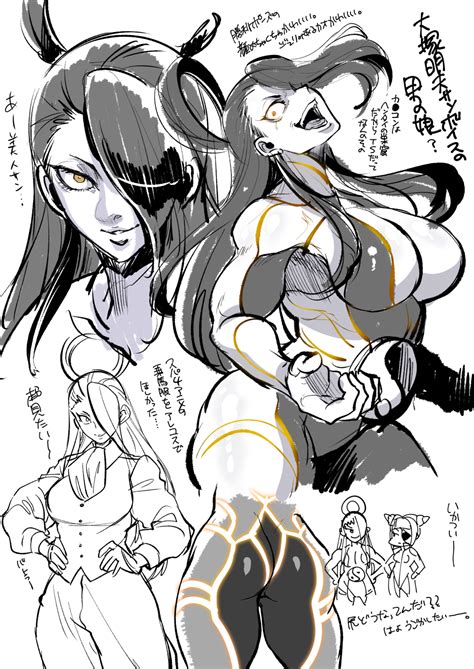 Marimo Yousei Ranbu Female Seth Street Fighter Han Juri Capcom Street Fighter Street