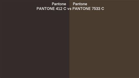 Pantone 412 C Vs Pantone 7533 C Side By Side Comparison