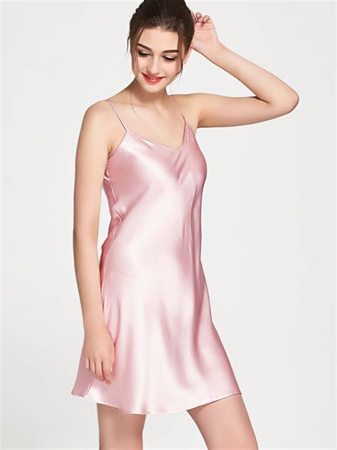 19 momme classic v neck silk nightgown [fs107] 99 00 freedomsilk