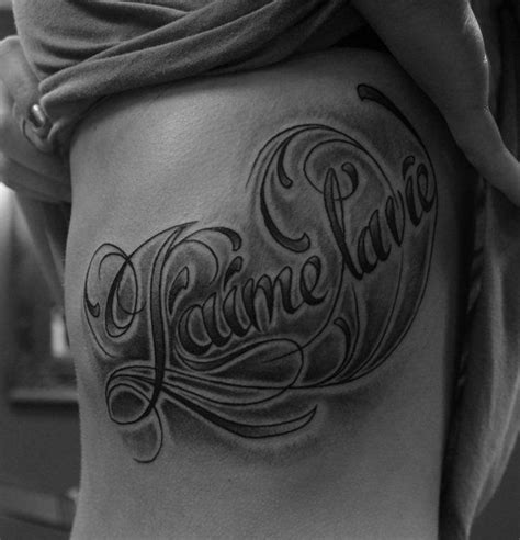 Lettering 70 Awesome Tattoo Fonts Designs