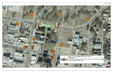 Road Closure Planned For Cherokee Bridge Project City Of Bartlesville
