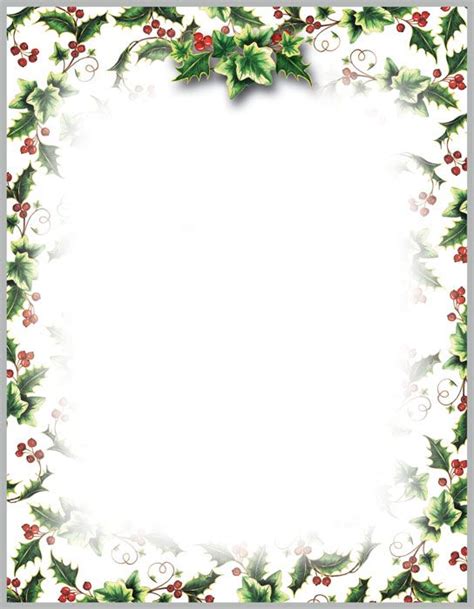 Pin By Margaret Fraser On Stationery Christmas Letterhead Free