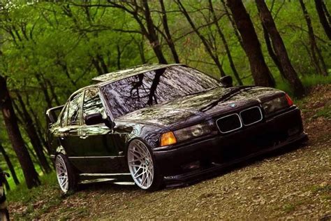 This rare rim is the original wheel style for the bmw series e39, however it might fit other models given the specifications match below. BMW E36 3 series black slammed | Voiture, E36, Roadster
