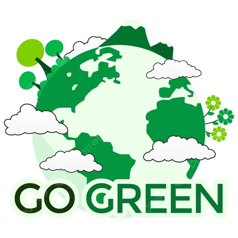 Go Green Banner Vector Hd Png Images Go Green Clipart Design With