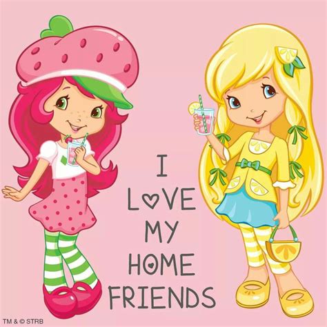 Strawberry Shortcake And Lemon Meringue In I Love My Home Friends