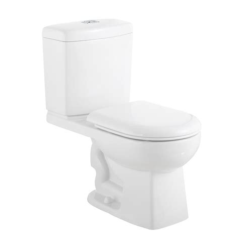 Glacier Bay 2 Piece 16 Gpf Dual Flush Round Bowl Toilet The Home