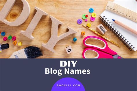 901 Catchy Diy Blog Name Ideas Soocial Riset