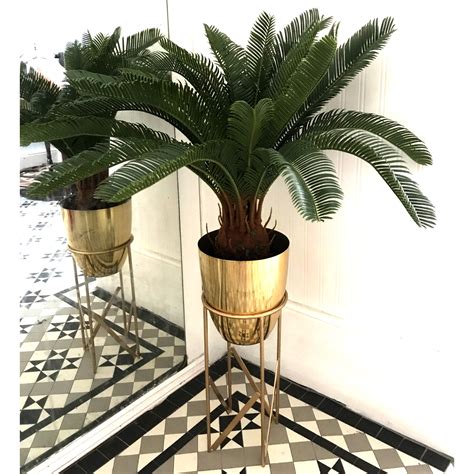 70cm Artificial Tropical Cycas Palm Plant Leaf Artificial Plants And Trees
