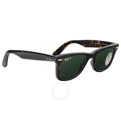 ray ban original wayfarer tortoise polarized 50mm sunglasses rb2140 902 58 50 22 wayfarer