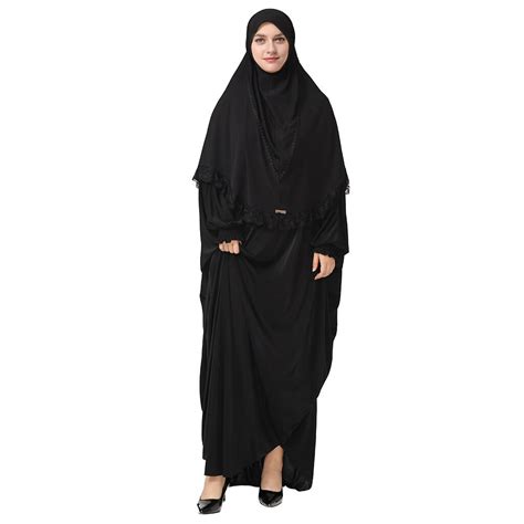 Ramadan Women Prayer Batwing Sleeve Abaya Muslim Islamic Dress Arab