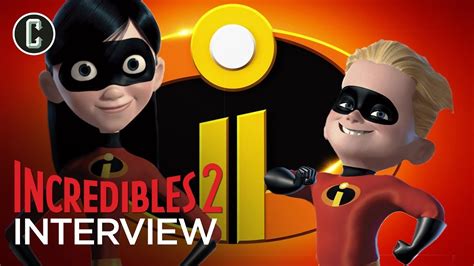 Incredibles 2 Interview With Violet And Dash Actors Sarah Vowell And Huck Milner Youtube