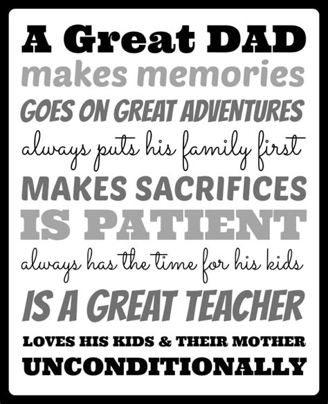 6 traits of a great father