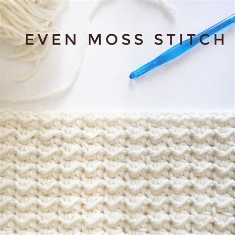Daisy Farm Crafts Moss Stitch Crochet Tutorial Crochet Patterns