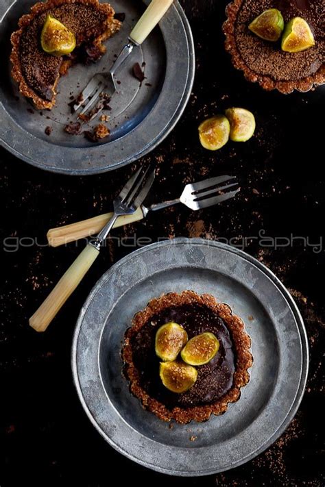 Chocolate Fig Tarts Gourmande In The Kitchen Flourless Chocolate