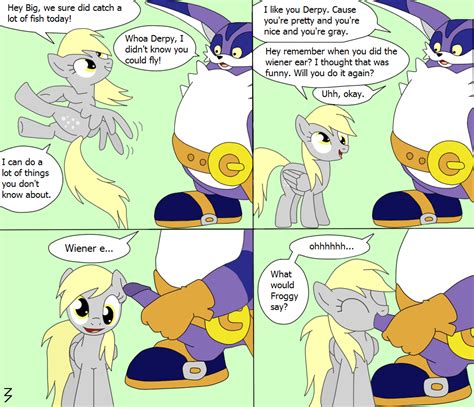 Rule 34 3pac Big The Cat Feline Comic Crossover Derpy Hooves Dialogue