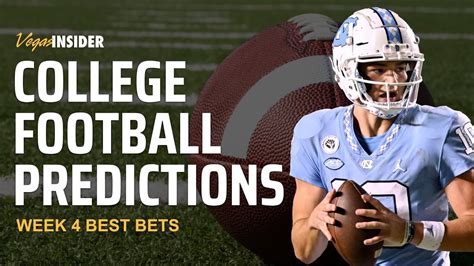 College Football Predictions And Best Bets Ncaaf Week 4 Picks Youtube
