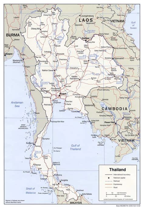 Detailed Political Map Of Thailand Thailand Detailed Political Map Porn Sex Picture