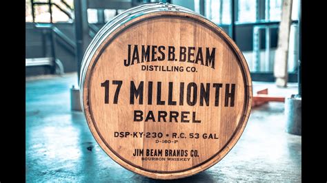 James B Beam Distilling Co Fills 17 Millionth Barrel Of Bourbon Youtube