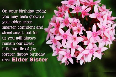 Birthday Wishes For Elder Sister Wishes Greetings Pictures Wish Guy