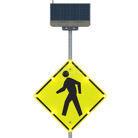 Tapco Traffic And Parking Signs Messagetype Pedestrian Crossing Signs
