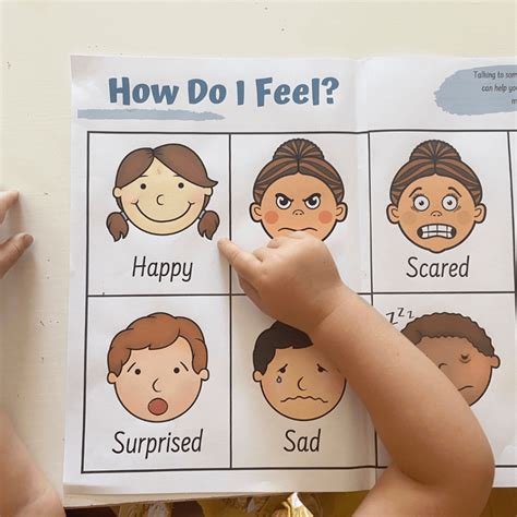 Mindful Little Feelings Chart Emotions Chart For Kids Mindful