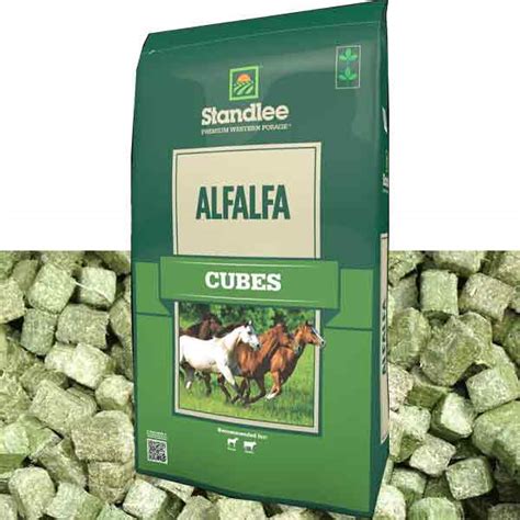 Large Animal Feed Standlee Alfalfa Cubes 40lbs