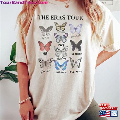 The Eras Tour Butterfly Vintage Shirt Taylor Swift Album Ts T Shirt