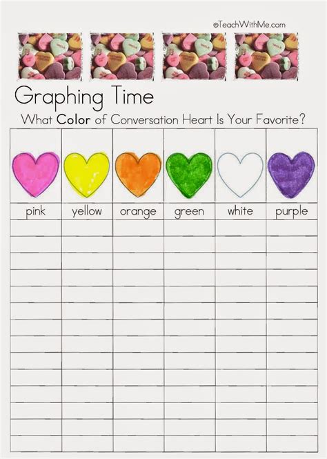 February Fun With Candy Conversation Hearts - Classroom Freebies
