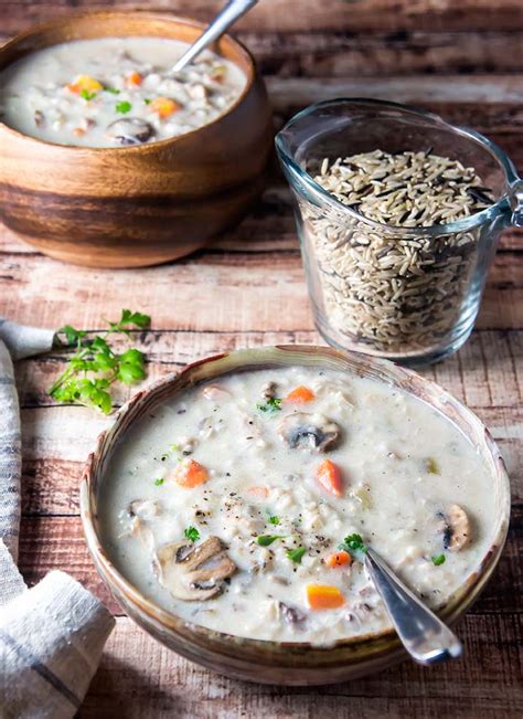Oh no, the creamy mushroom. Gluten-Free Slow Cooker Creamy Wild Rice, Chicken ...