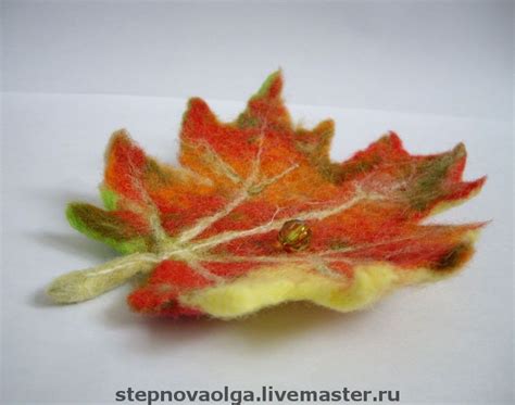 Pin By Елена Морозова On Felting Autumn Leaves Craft Felt Leaves